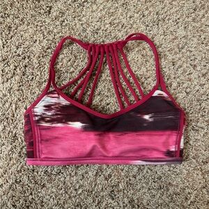 Women's Strappy Pink Swim Top
